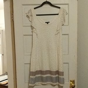 White lace dress